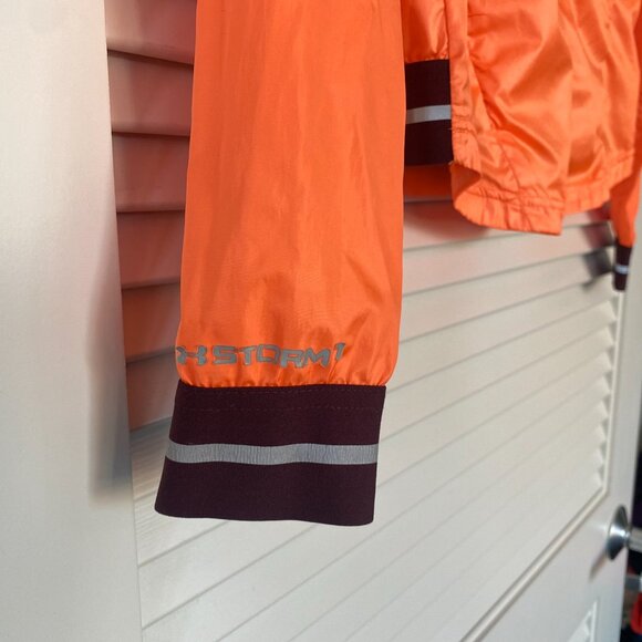 Under Armour STORM 1 Running Rain Jacket, Orange, Size S - Picture 5 of 11